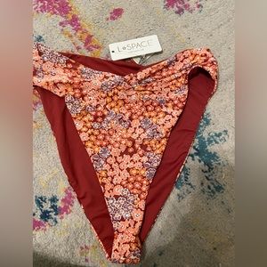 NWT L space bikini bottoms